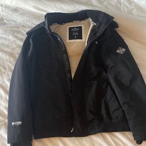 Hollister black jacket